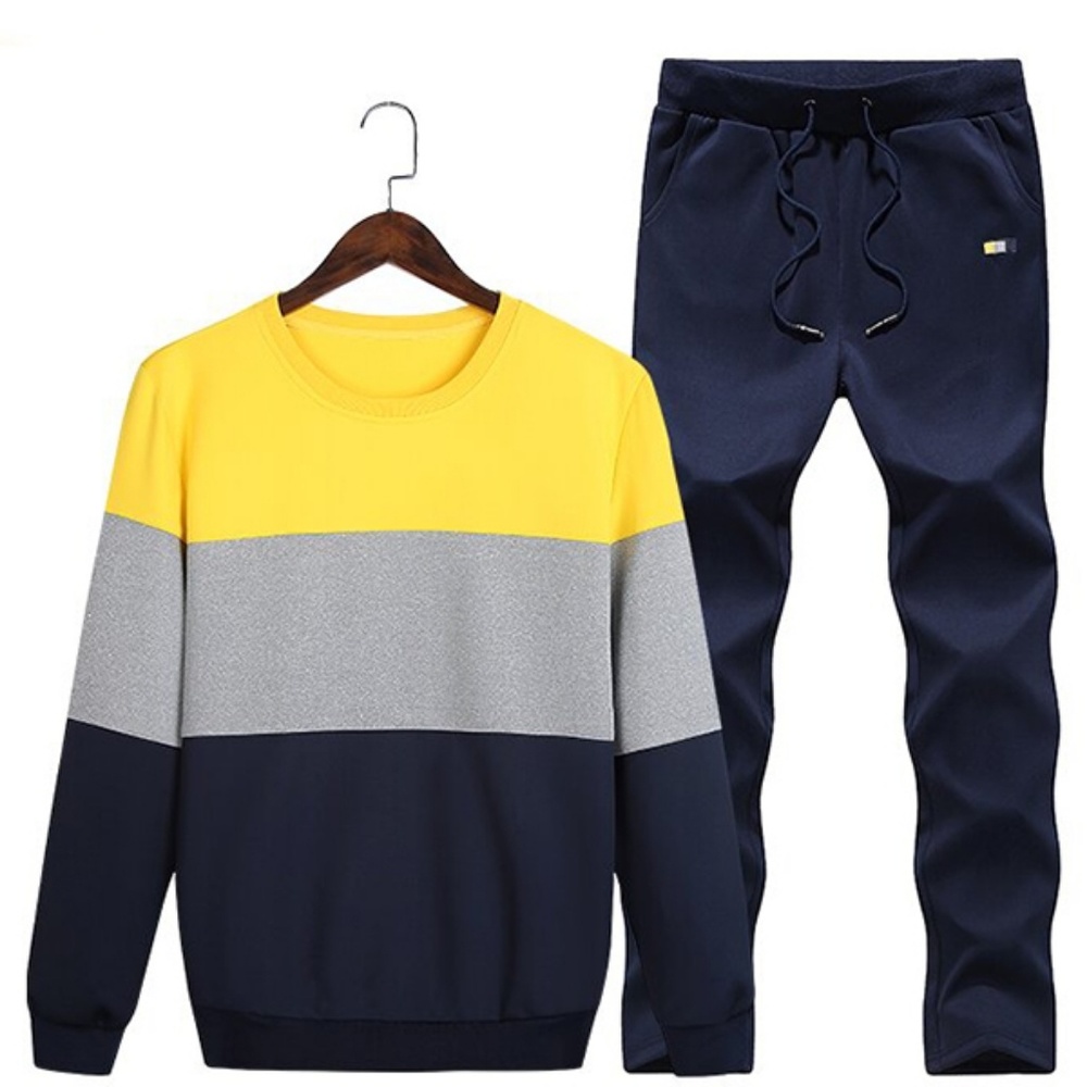 Men Two-piece Pants Set